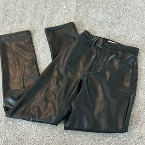 Abercrombie leather pants